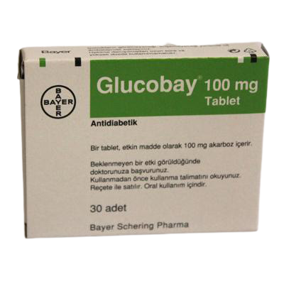 glucobay 100 mg 90 tabs