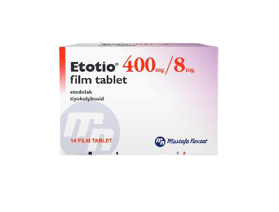 Etotio 400Mg/8Mg 14 Film Tablet(Etodolac)