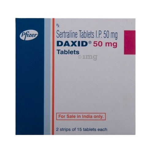 daxid 50 mg 28 tabs (sertraline hydrochloride)