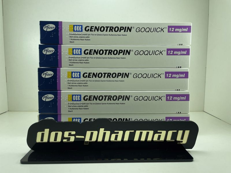 5 x genotropin 36(iu) 12 mg  (somatropin)