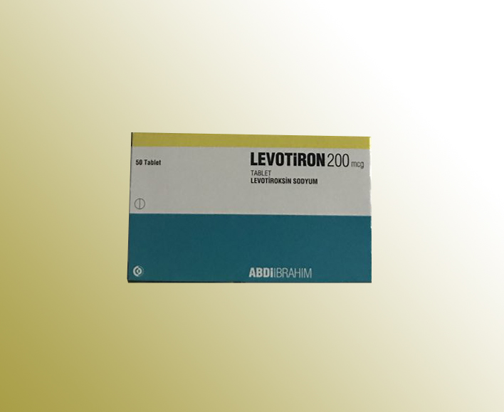 levotiron 200 mcg 50 tabs(levothyroxine sodium)