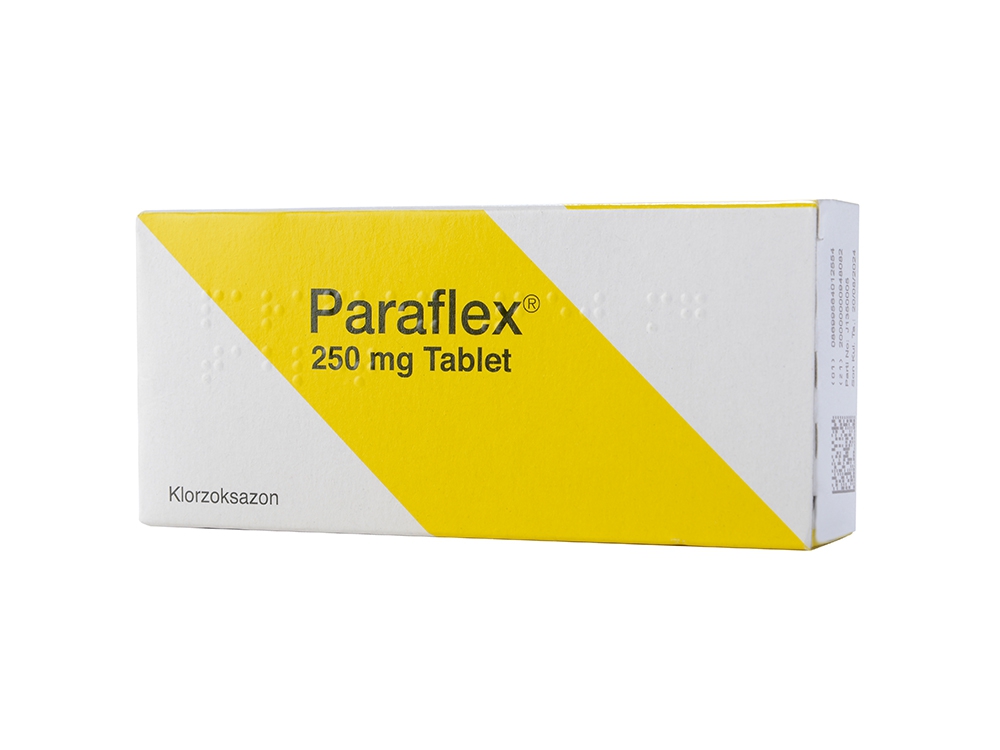 PARAFLEX 250 mg 20 tablets(chlorzoxazone)